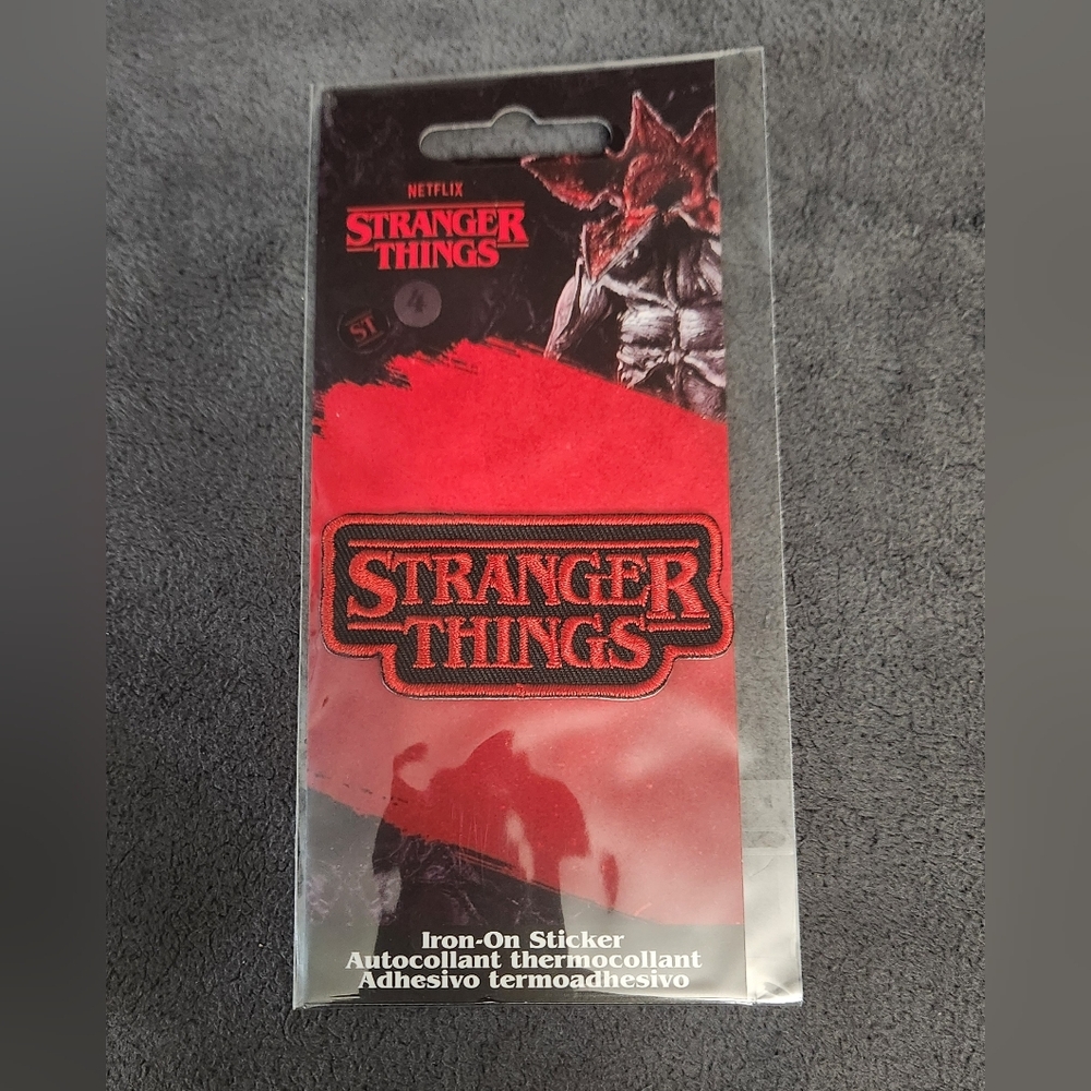 Stranger Things Iron-On Sticker Patch